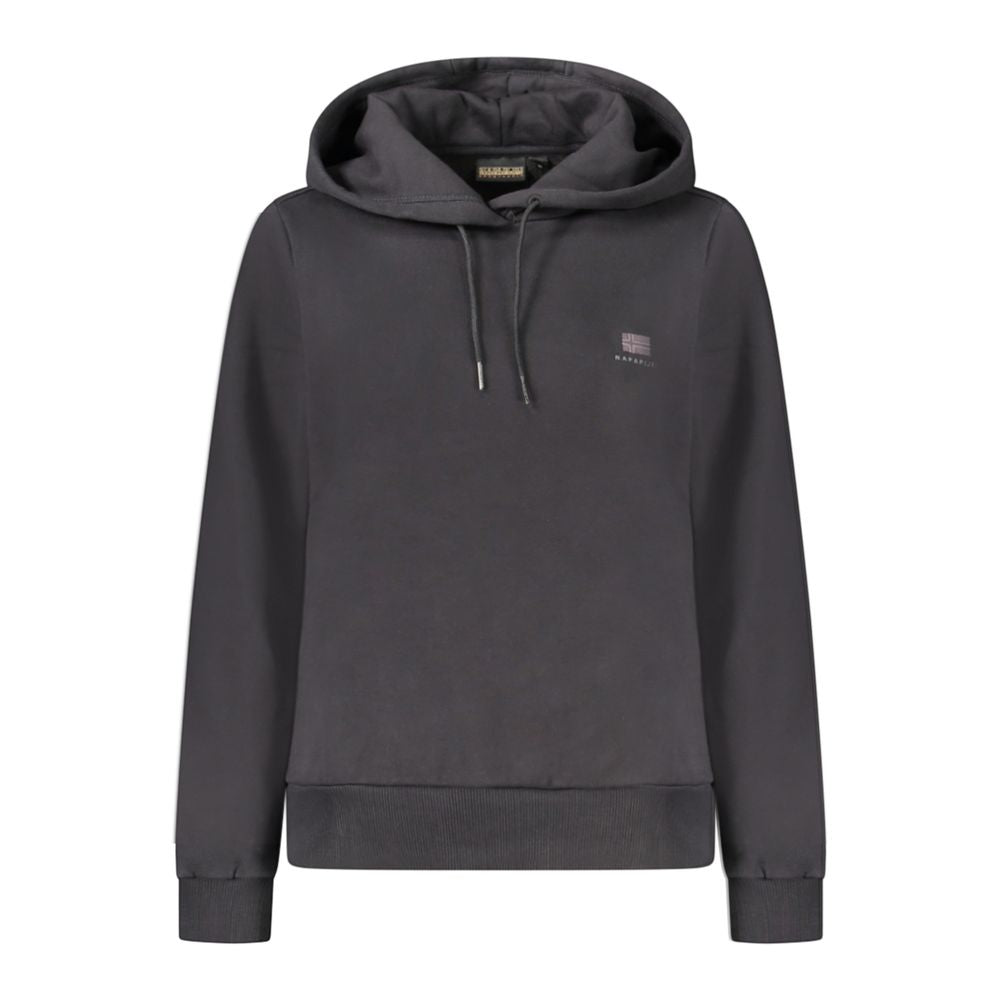 Napapijri Schwarzer Baumwollpullover für Frauen